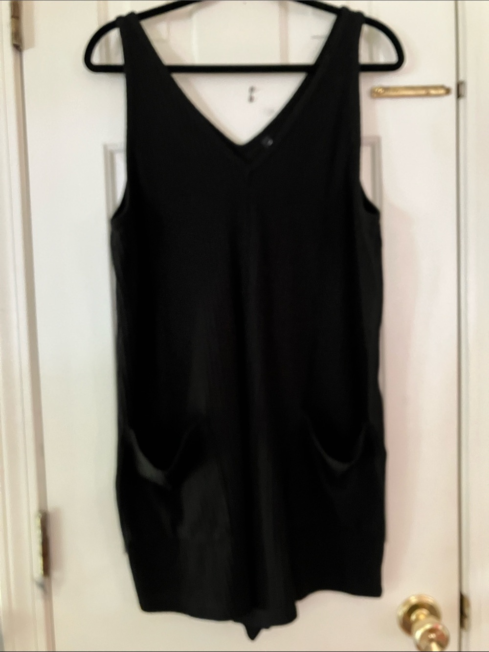 Torrid Sleep Size 1 (14-16) Black V-Neck Sleeveless Sleep Romper
